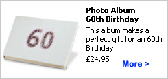 60th Birthday Presents - Personalized Photo Album