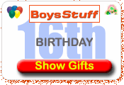 Boys Stuff 16th Birthday Presents Ideas