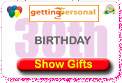 30th Birthday Gifts At Getting Personal