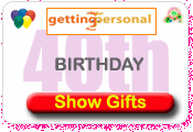 40th Birthday Gifts At Getting Personal