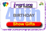 40th Birthday Presents At I Want One Of Those