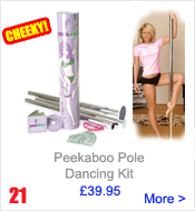 21st Birthday Gifts - Peekaboo Pole Dance Kit